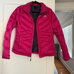 The North Face Women's Fuchsia Puffer Jacket